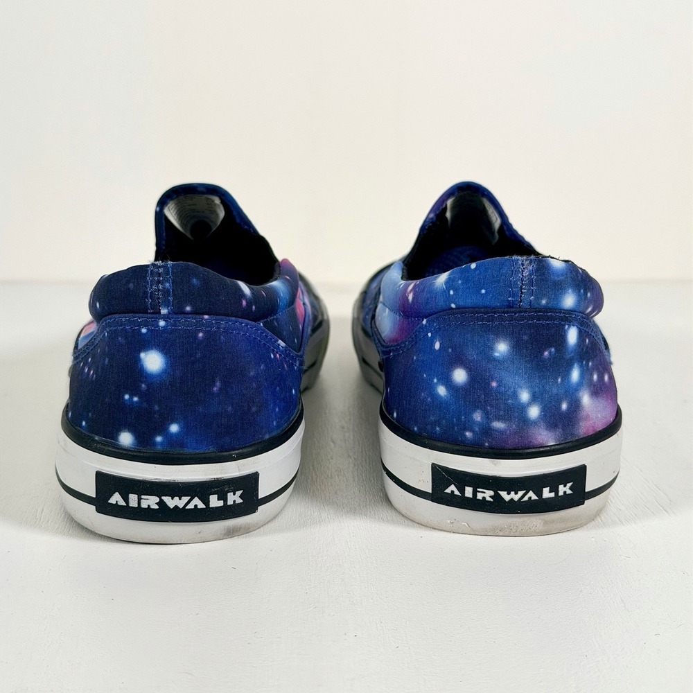 Airwalk Galaxy Celestial Space Nebula Slip-on Shoes Women's 8.5 Skate Emo Punk - Picture 5 of 8